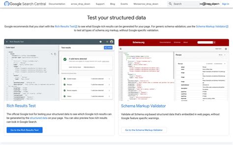 rich snippets tester